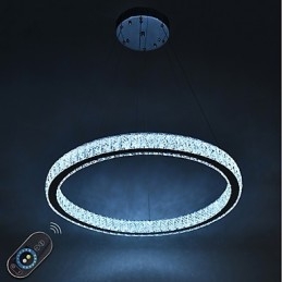 Dimbar Ring Indoo Takljus Pendellampa Modern Ljuskrona Belysning Ljuskrona Lampa Med Fjärrkontroll