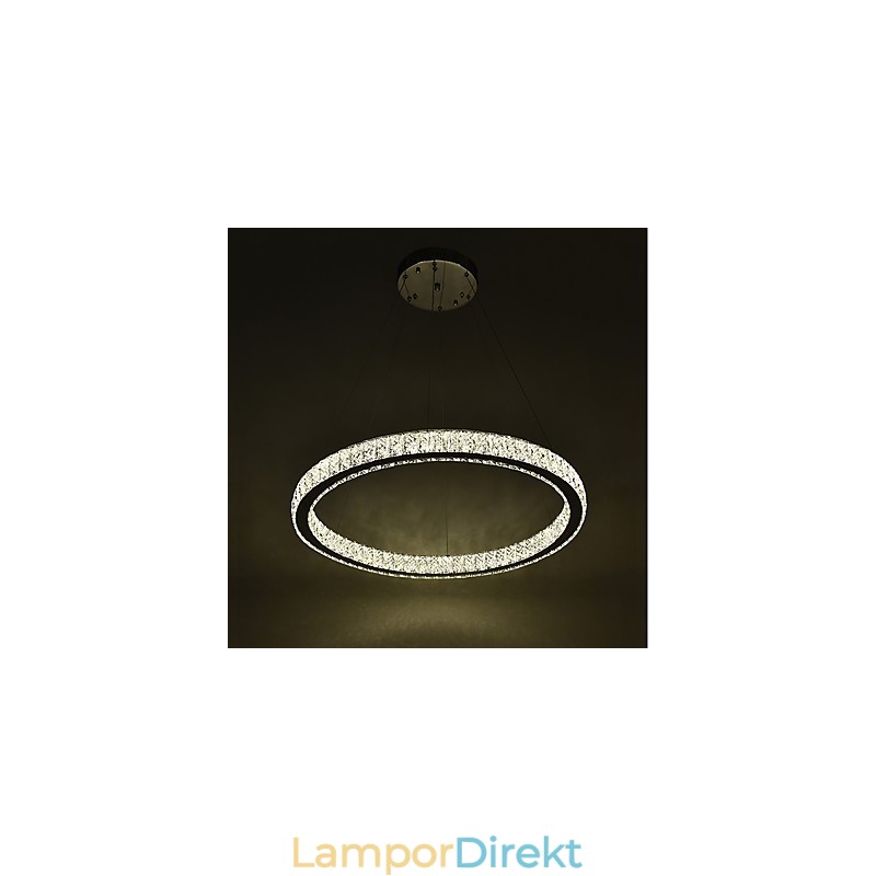 Dimbar Ring Indoo Takljus Pendellampa Modern Ljuskrona Belysning Ljuskrona Lampa Med Fjärrkontroll