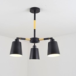 Pendelljus Traditionell Klassisk Målningsfunktion För Mini Style Wood Bamboo