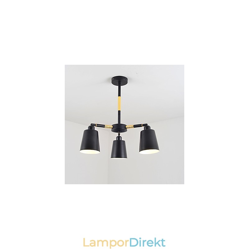 Pendelljus Traditionell Klassisk Målningsfunktion För Mini Style Wood Bamboo