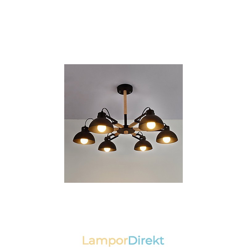 Traditionell Klassisk Rustik Lodge Vintage Retro Målningsfunktion För Metallkrona I Ministil