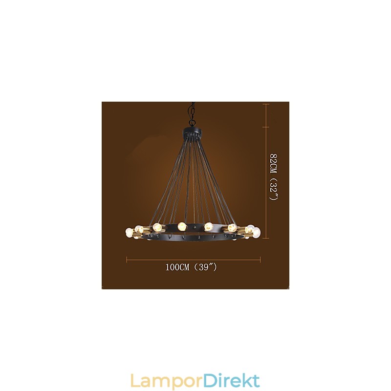 Nordic Creative Chandelier Retro Industria Penthouse