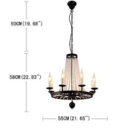 8 Ljus Ljuskrona Modern Samtida Traditionell Klassisk Rustik Lodge Vintage Retro Lantern Trumma Country Island Globe Bowl