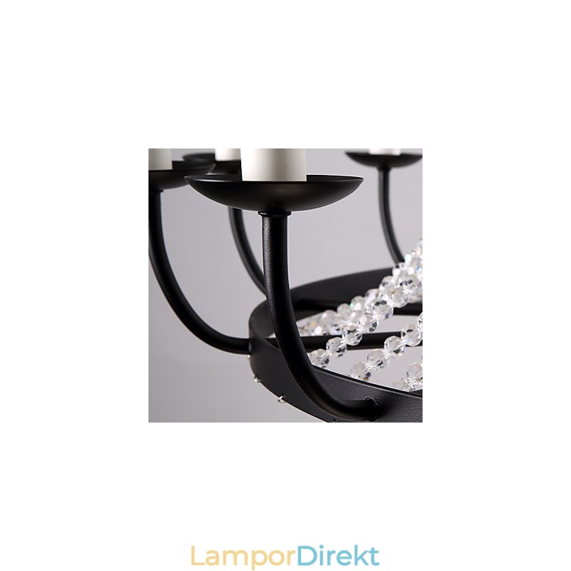 8 Ljus Ljuskrona Modern Samtida Traditionell Klassisk Rustik Lodge Vintage Retro Lantern Trumma Country Island Globe Bowl