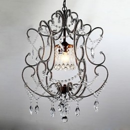 Modern Ljuskrona Design Vintage Ljuskrona Loft Kristall Ljusarmatur Luster Hängande Lampa