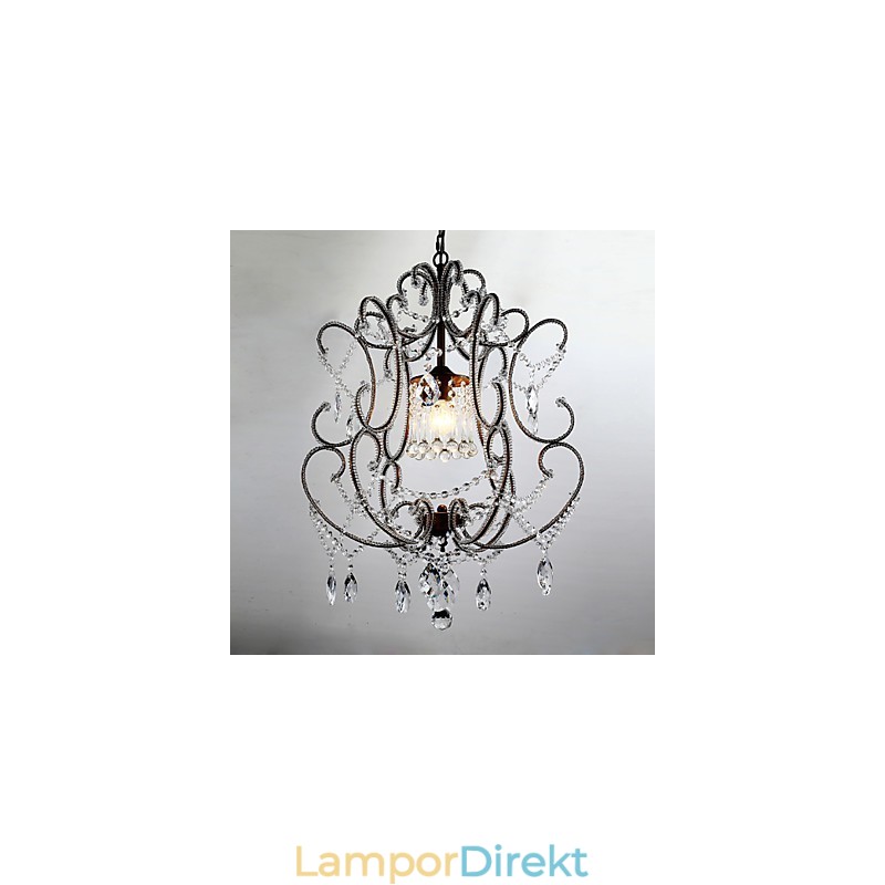 Modern Ljuskrona Design Vintage Ljuskrona Loft Kristall Ljusarmatur Luster Hängande Lampa