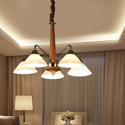 5 Ljus Modern Contemporary Ljuskrona För