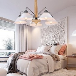 5 Ljus Modern Contemporary Ljuskrona För
