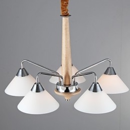 5 Ljus Modern Contemporary Ljuskrona För