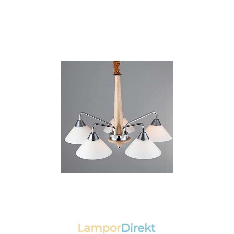 5 Ljus Modern Contemporary Ljuskrona För