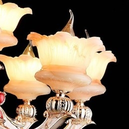 Modern Och Modern Traditionell Klassisk Zinklegeringsfunktion För Kristall I Mini-Stil Metall Taklampa