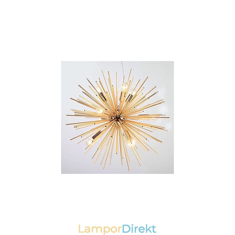 Retro Imitation Copper Creative Line 10 Lampor