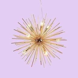 Retro Imitation Copper Creative Line 10 Lampor