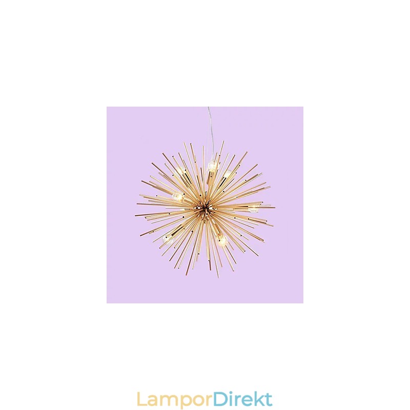 Retro Imitation Copper Creative Line 10 Lampor