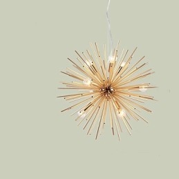 Retro Imitation Copper Creative Line 10 Lampor