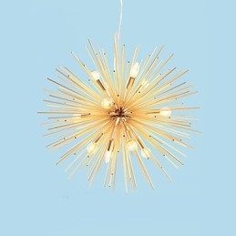 Retro Imitation Copper Creative Line 10 Lampor