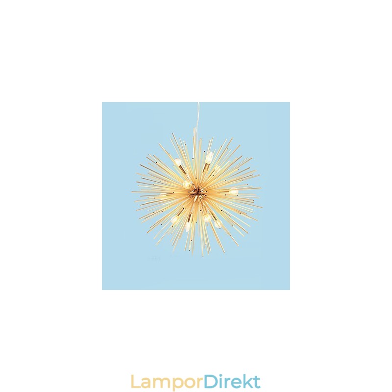 Retro Imitation Copper Creative Line 10 Lampor