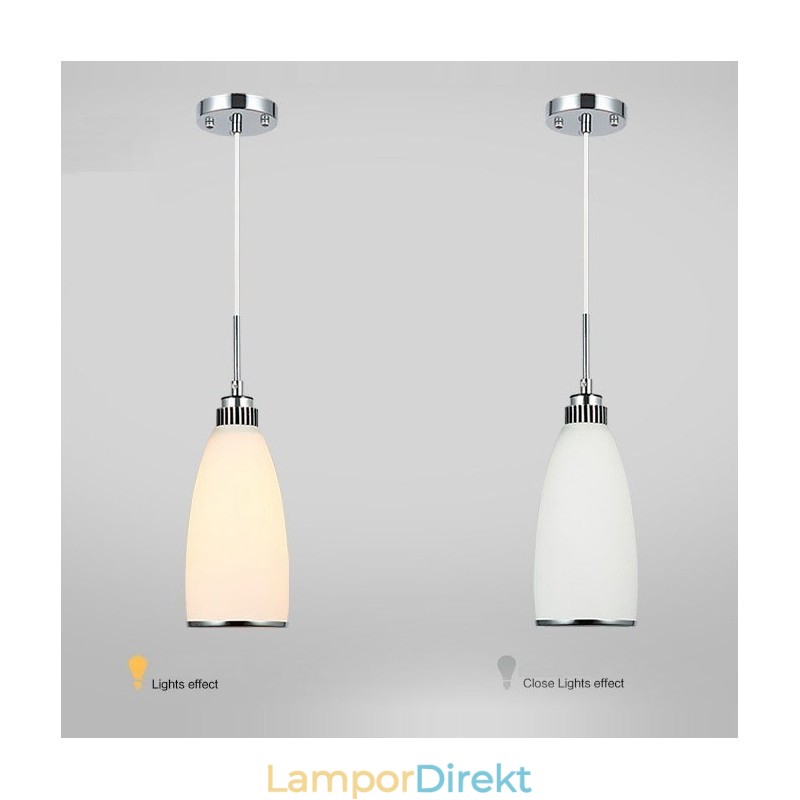 1 Ljus Modern Och Modern Integrerad Metall Taklampa