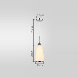 1 Ljus Modern Och Modern Integrerad Metall Taklampa