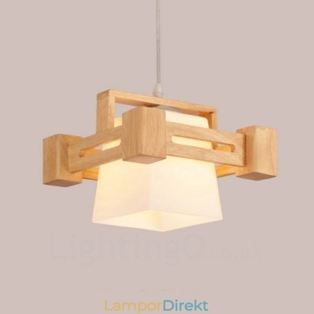 1 Ljus Trä Modern Samtida Taklampa I Nordisk Stil Med Tygskärm 1 Ljus Trä Modern Samtida Taklampa I Nordisk Stil Med Tygskärm