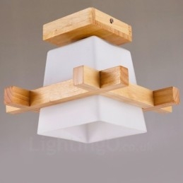 1 Ljus Modern Samtida Nordisk Stil Infälld Taklampa Med Glasskärm