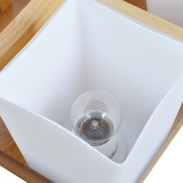 Ljusa Moderna Samtida Infällda Taklampor Med Glasskärm