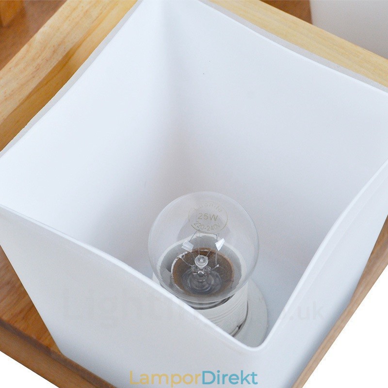 Ljusa Moderna Samtida Infällda Taklampor Med Glasskärm