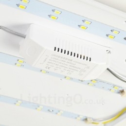 Moderna Samtida Infällda Taklampor Med Akrylskärm