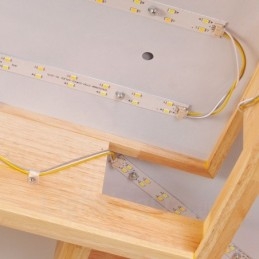 6Modern Samtida Nordisk Stil Infällda Taklampor Med Akrylskärm