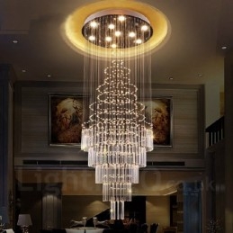10 Lampor Modern Kristalltak Taklampa Inomhus Ljuskrona Belysning Lampor Armaturer