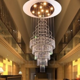 10 Lampor Modern Kristalltak Taklampa Inomhus Ljuskrona Belysning Lampor Armaturer