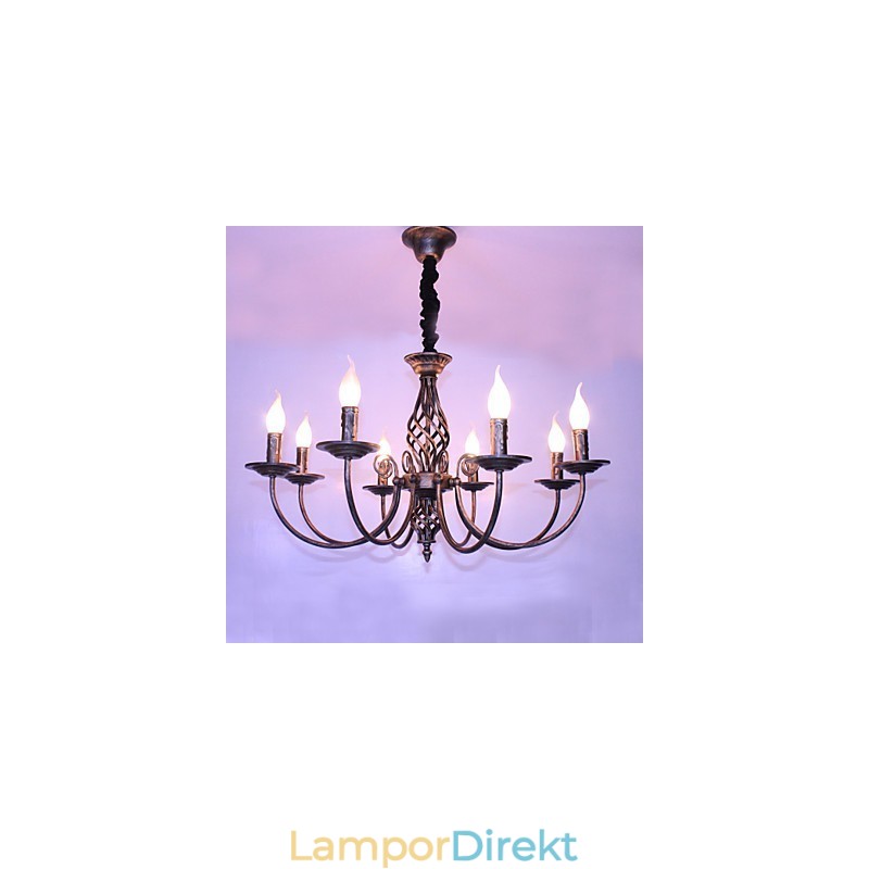 Retro Designers Candle Style Andra Metallkrona