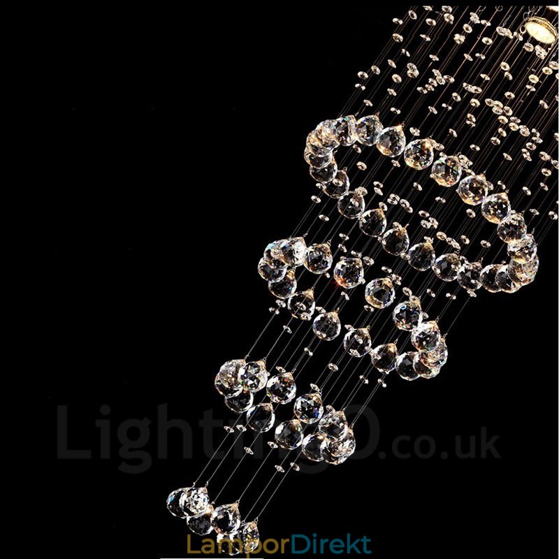 5 Lampor Moderna Kristalltak Taklampa Inomhus Ljuskrona Belysning Lampor Armaturer