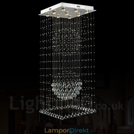 9 Lampor Moderna Kristalltak Taklampa Inomhus Ljuskrona Belysning Lampor Armaturer 9 Lampor Moderna Kristalltak Taklampa Inomhus Ljuskrona Belysning Lampor Armaturer