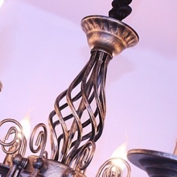 Retro Designers Candle Style Andra Metallkrona