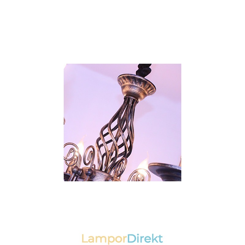Retro Designers Candle Style Andra Metallkrona