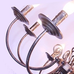 Retro Designers Candle Style Andra Metallkrona