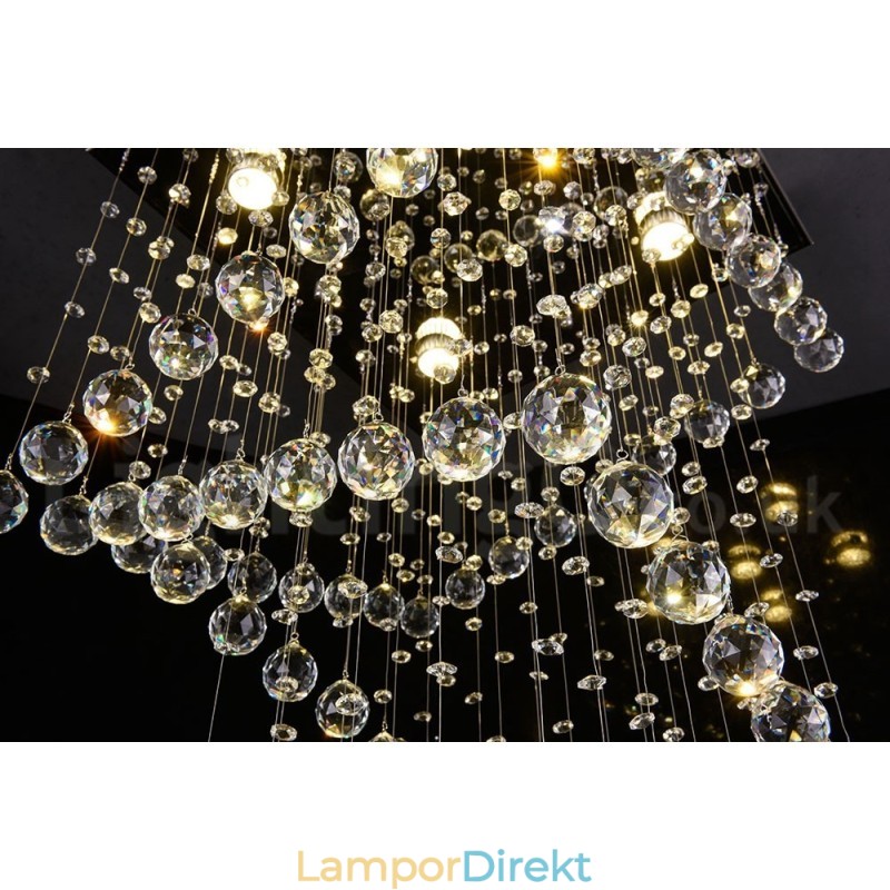 4 Lampor Moderna Kristalltak Taklampa Inomhus Ljuskrona Belysning Lampor Armaturer