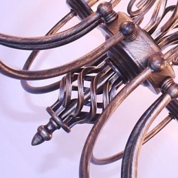 Retro Designers Candle Style Andra Metallkrona