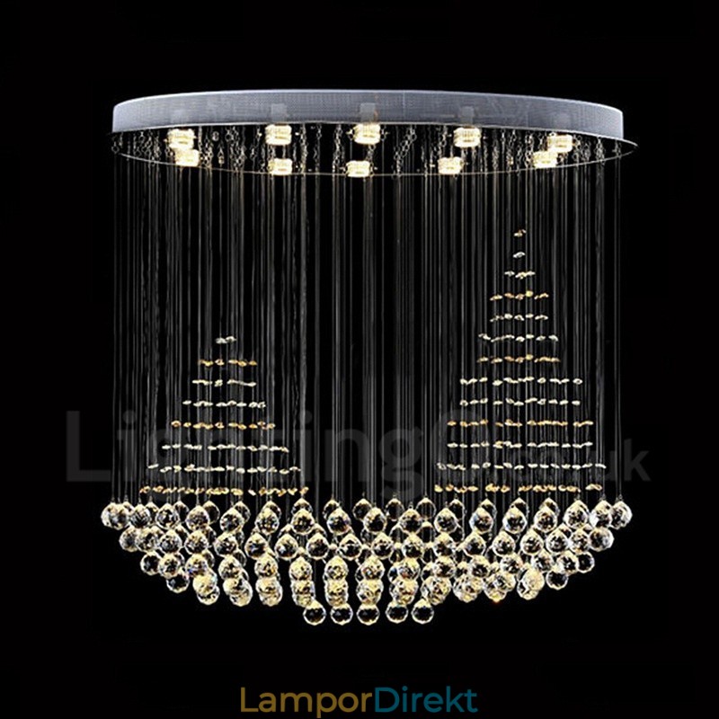 10 Lampor Modern K9 Kristalltak Taklampa Inomhus Ljuskrona Belysning Lampor Armaturer