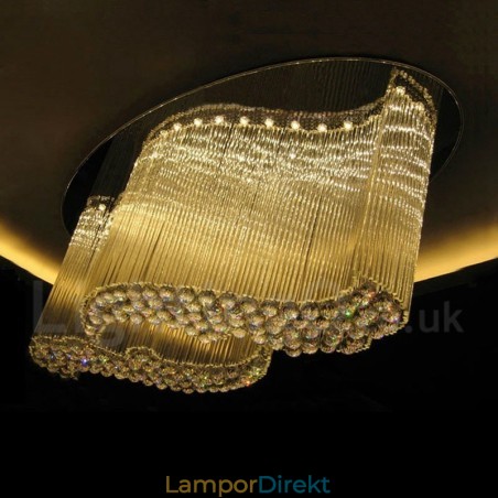 Modern K9 Kristalltak Taklampa Inomhus Ljuskrona Belysning Lampor Armaturer