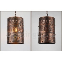 1 Ljus Retro Vintage Pendellampa Cafe House Pendellampa