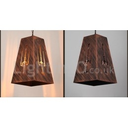 1 Ljus Retro Vintage Pendellampa Cafe House Pendellampa