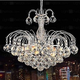 Pendel Lyx Modern Crystal Living 3 Lights Ljuskrona