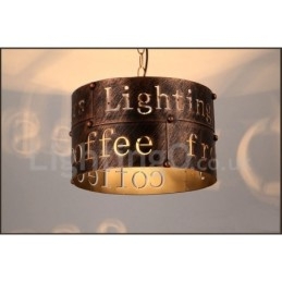 1 Ljus Retro Vintage Pendellampa Cafe House Pendellampa