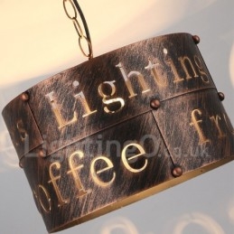 1 Ljus Retro Vintage Pendellampa Cafe House Pendellampa