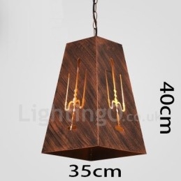 1 Ljus Retro Vintage Pendellampa Cafe House Pendellampa