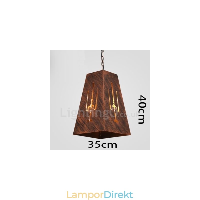1 Ljus Retro Vintage Pendellampa Cafe House Pendellampa
