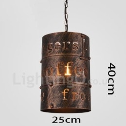 1 Ljus Retro Vintage Pendellampa Cafe House Pendellampa