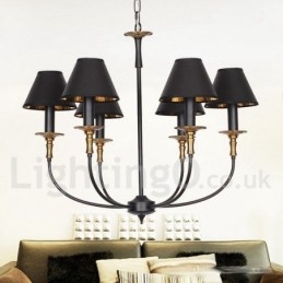 6 Ljus Rustik Retro Modern Ljuskrona I Ljusstil